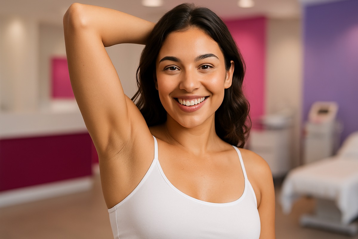 Axilas — depilação a laser na Loren Estética