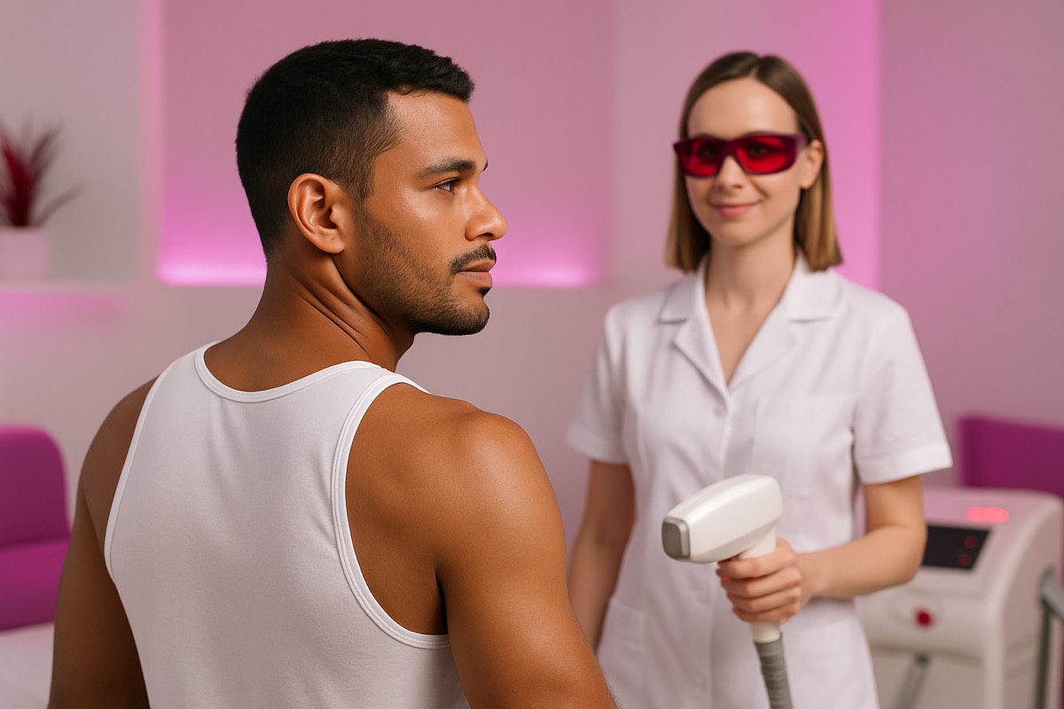 Antebraço Masculino — depilação a laser na Loren Estética